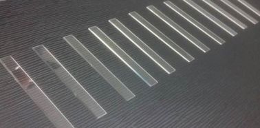 آلومینیوم آلومینیوم کریستال سفارشی شیشه ای پزشکی تیغه 38x4.5x0.3mmt
